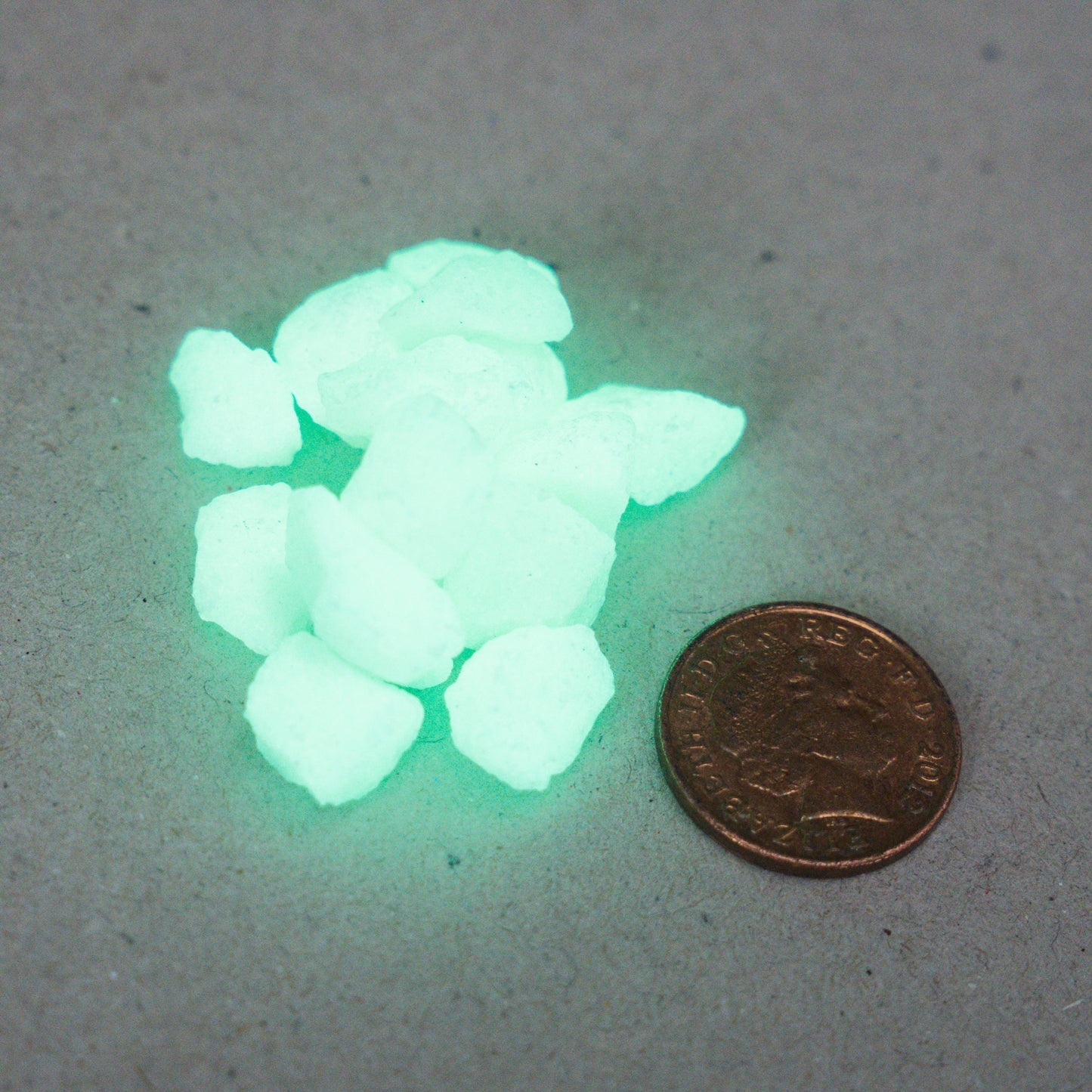 Uncut Vegan Glow-Worm Gemstones